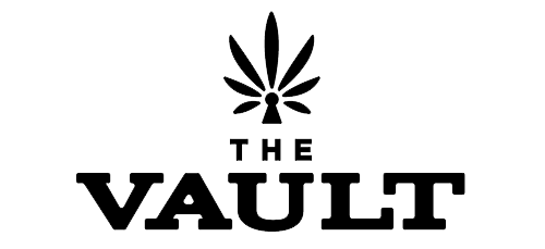 The Vault Cannabis Logo black